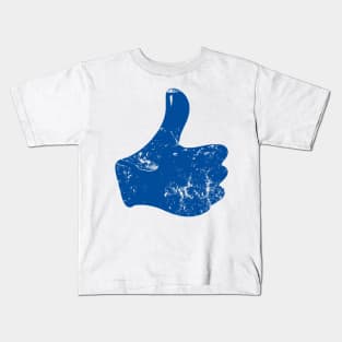 Thumbs-Up (Blue) Kids T-Shirt